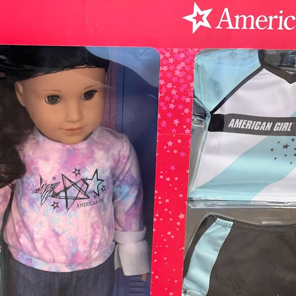 American Girl® Truly Me™ Doll #82 and School Day to Soccer Play set - Picture 3 of 10